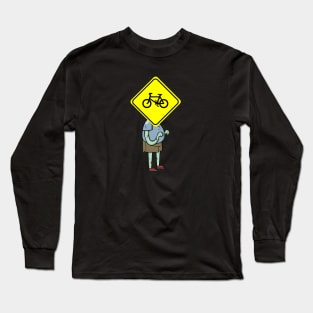 zombie bicycle Long Sleeve T-Shirt